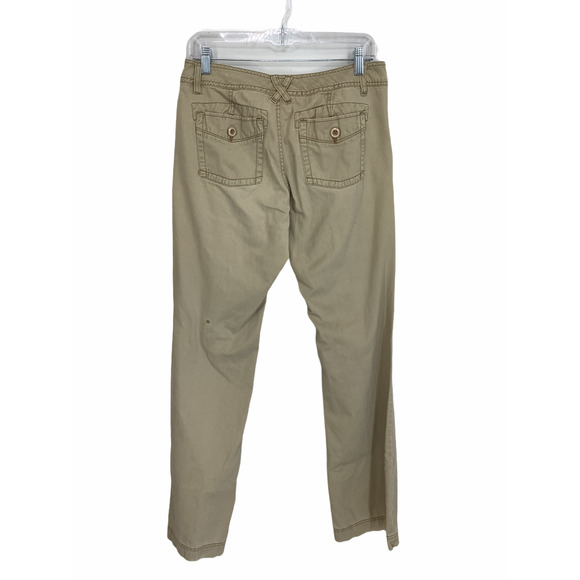 Aeropostale Khaki Bootcut Buttoned Pocket Pants - Picture 3 of 5